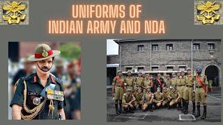 Uniforms of Indian Army and National Defence Academy.......