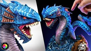 Construyendo a EL LEVIATHAN (El Infierno Existe el Mar) Escultura plastilina | PlastiVerse