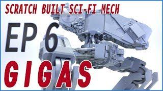 [Plastic Model] GIGAS EP06 : Scratch Built Sci-Fi Mech