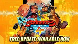 STREETS OF RAGE 4 UPDATE LIVE!!!