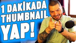 ÇOK KOLAY | Programsız Youtube THUMBNAIL Nasıl Yapılır?