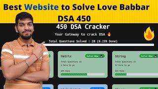 450 dsa website | 450 dsa love babbar | 450 dsa | 450 dsa question by love babbar | 450 dsa cracker