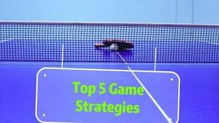 Top 5 Table Tennis Game Strategies In General