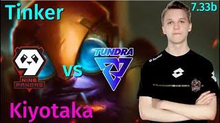 Kiyotaka - Tinker mid 7.33b: 9 Pandas vs Tundra Esports | Full Gameplay Pro Players | high mmr