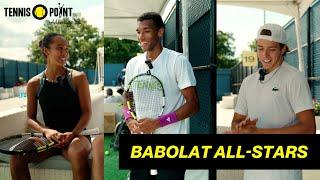 The faces of Babolat talk racquet setups and what they need in their bags on the road! #tennis