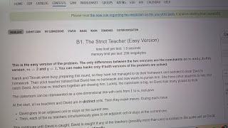 codeforces B1  The Strict Teacher (easy Version) #codeforces solution