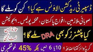 what is DRA || who will get disparity reduction allowance || grade wise Salary Increase Chart 2025