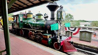 Walt Disney World Railroad 2025 Full Ride POV Experience in 4K | Walt Disney World Florida June 2025