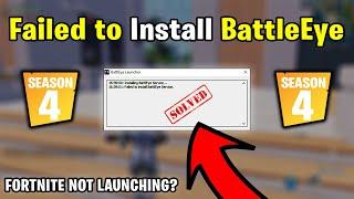 How To Fix Failed to install BattleEye Service Fortnite Chapter 4 Season 4 | 2023 Working!