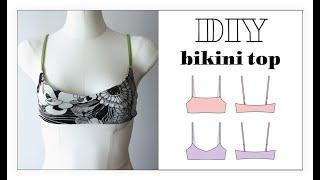 DIY bikini top sewing tutorial | How to sew reversible swimwear by Love & Lace