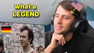 American reacts to Franz Beckenbauer, German Football Legend