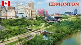   Discover CANADA - EDMONTON Downtown Alberta | 4K Canadian Travel video vlog