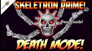 How to Beat Skeletron Prime in Death Mode! ||Terraria Calamity Mod Boss Guide||