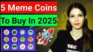 Top 5 Meme Coins To Buy For 2025 | Best Meme Coins To Buy Now | Mudrex Exchange