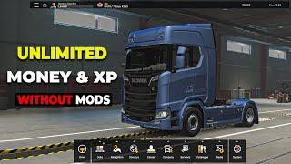 How to Increase Money and Xp in Euro Truck Simulator 2 | Without mods | For All ETS 2 Version