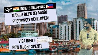 India to Philippines | Manila's Malls & Modernity Will Blow Your Mind! | Visa Guide for Indians