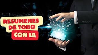 Como crear resúmenes de videos con IA  Gratis  Fácil   Rápido