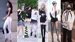 Chinese girls street style fashion tiktok #chinsesstreetfashion #chinesefashion