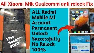 ALL MI ACCOUNT RELOCK PROBLEM FIXED With UnlockTool 2022 II  Mi Account Reset 100% No anti relock