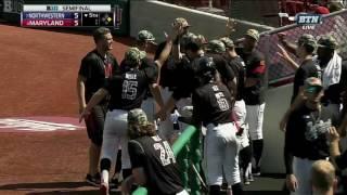 Brandon Gum RBI to Tie it Up vs. Northwestern