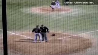 !!BASEBALL PLAYER 'BRIAN KOWNACKI' FLIPS OVER CATCHER, SAFE AT HOME PLATE!!