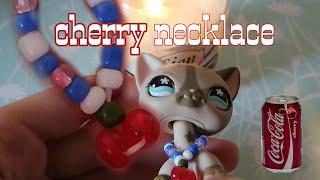 DIY LPS Cherry Necklace 