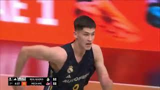 EGOR DEMIN(BORN:2006)NEXT GEN.EUROLEAGUE TOURNAMENT HIGHLIGHTS.TEAM:REAL MADRID