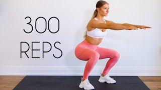 300 REP SQUAT CHALLENGE (Leg & Booty Burn)