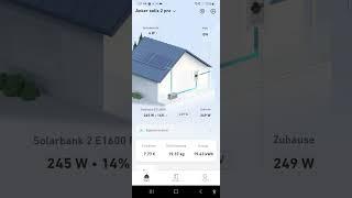 fast rund um die Uhr 0 Einspeisung mit 4,8KWh Akkukapazität in Summe.