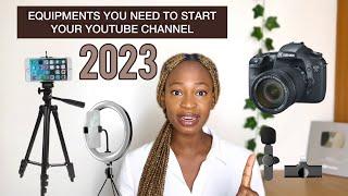 Equipments you need to film quality YouTube videos in 2023| Starting a YouTube channel in 2023.