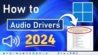 How to Install Audio Drivers in Windows 11