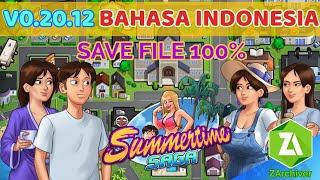 Cara Install Summertime Saga v0.20.12 BAHASA INDONESIA + Save Data 100% by RIFOZIE Gaming