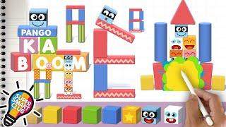 Make Block Letters & KABOOM it with Pango! Stacking Cube Puzzles