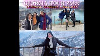 GEORGIA TOUR 2022| LEARNING GEORGIAN LANGUAGES| ANANURI FORTRESS| GUDAURI Day 3