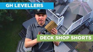 How to Level your SHED/DECK easily- GH LEVELLERS // Deck Shop Shorts