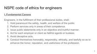 Introduction to Engineering Ethics