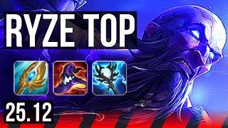 RYZE vs TEEMO (TOP) | 7/3/12 | KR Master | 25.12