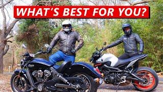 CRUISERS vs SPORTBIKES! Motorcycle Battle **Ultimate Match Up**