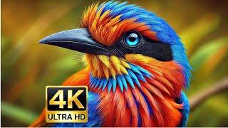 Vibrant Wild Birds in 4K (60FPS) | Ultra HD with Soothing Nature Sounds