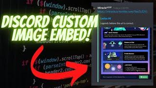 Discord Custom Image Embed | Create Cool Looking Embed for your Screenshots | Join discord for files