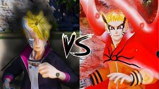 Borushiki VS Naruto Baryon Gameplay - Jump Force (4K 60fps)