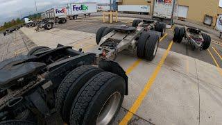 A DAY IN FEDEX LINEHAUL TRUCKING: TWO PUP TRAILERS UP, ONE BACK TO WEST COLUMBUS