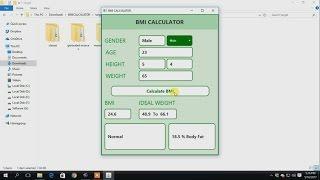 BMI Calculator By JavaFX-Maven In Netbeans IDE.