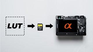 How To Install USER LUTs On Sony Cameras: a6700, ZV E1, a7c II, FX3, FX30