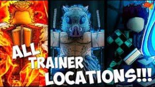 Flame and WATER Breathing Style Trainer locations | WISTERIA Locations