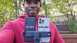 Iphone 16 Pro Max vs Galaxy S21 Ultra Camera Test. Can the S21 Ultra compete?