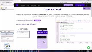 imacros скрипт для tracksy.ai | Автоматическая генерация музыки. Промты из html