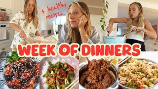 REALISTIC week of dinners | 4 family recipes I cooked this week