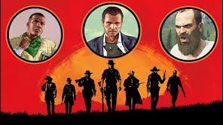 Trevor, Michael, and Franklin from GTA 5 in Red Dead Redemption 2! (UPDATE)