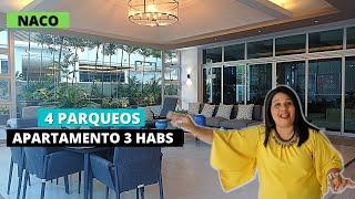 Apartamento tipo PH piso ALTO y 4 PARQUEOS | NACO | INVIERTE CON CAROLINA | INVIERTE en RD